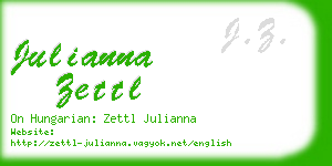 julianna zettl business card